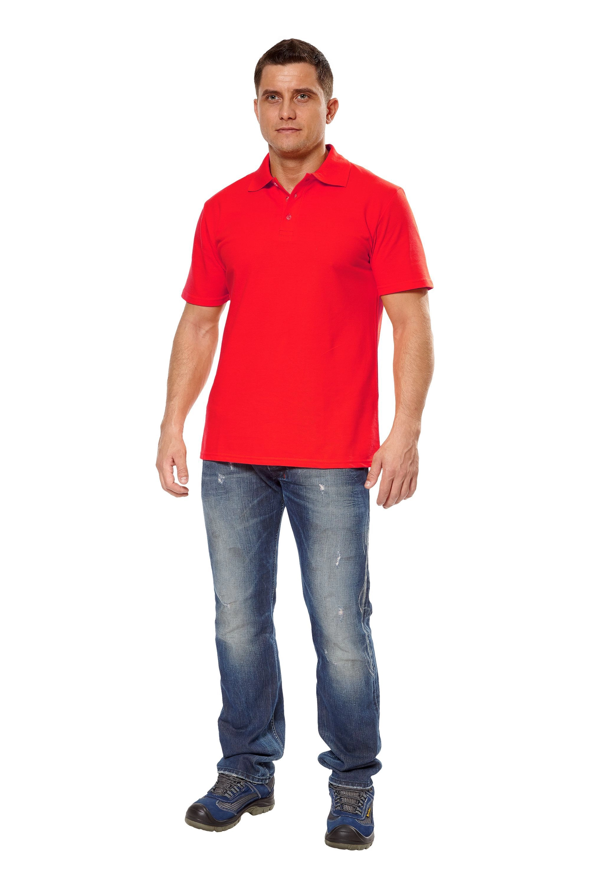 Рубашка 'ПОЛО' короткий рукав красный