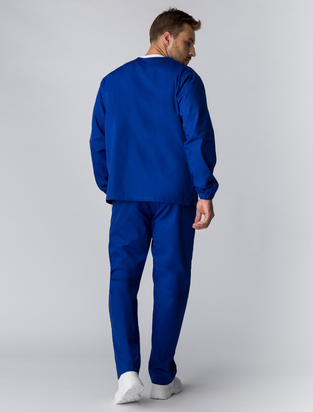 Костюм мужской ХАССП-Стандарт (тк.Оптима,160), васильковый