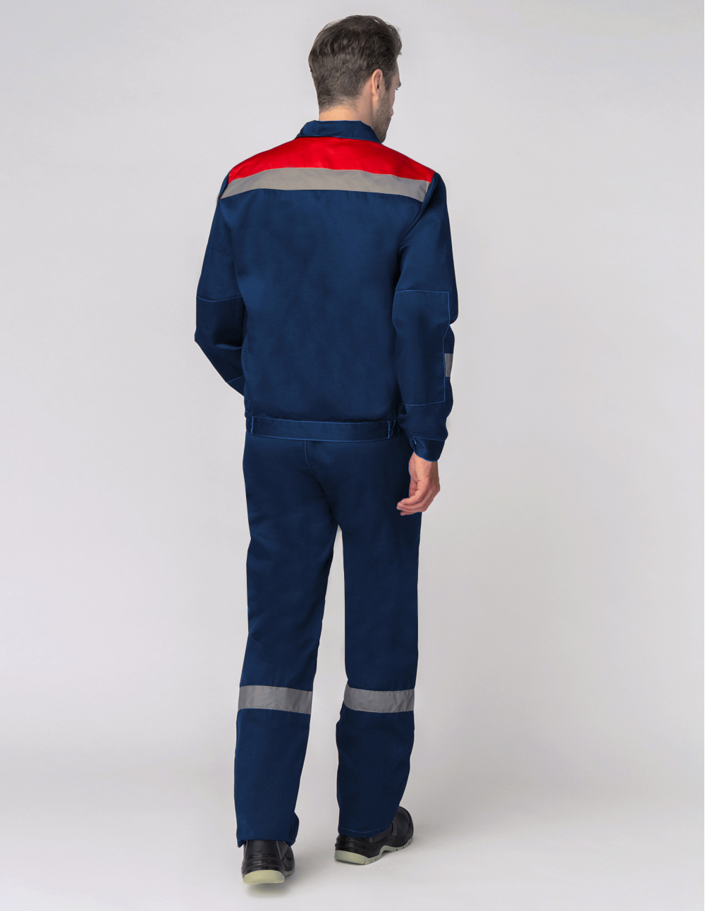 Костюм Легион-1 СОП (тк.Смесовая,210) брюки, т.синий/красный