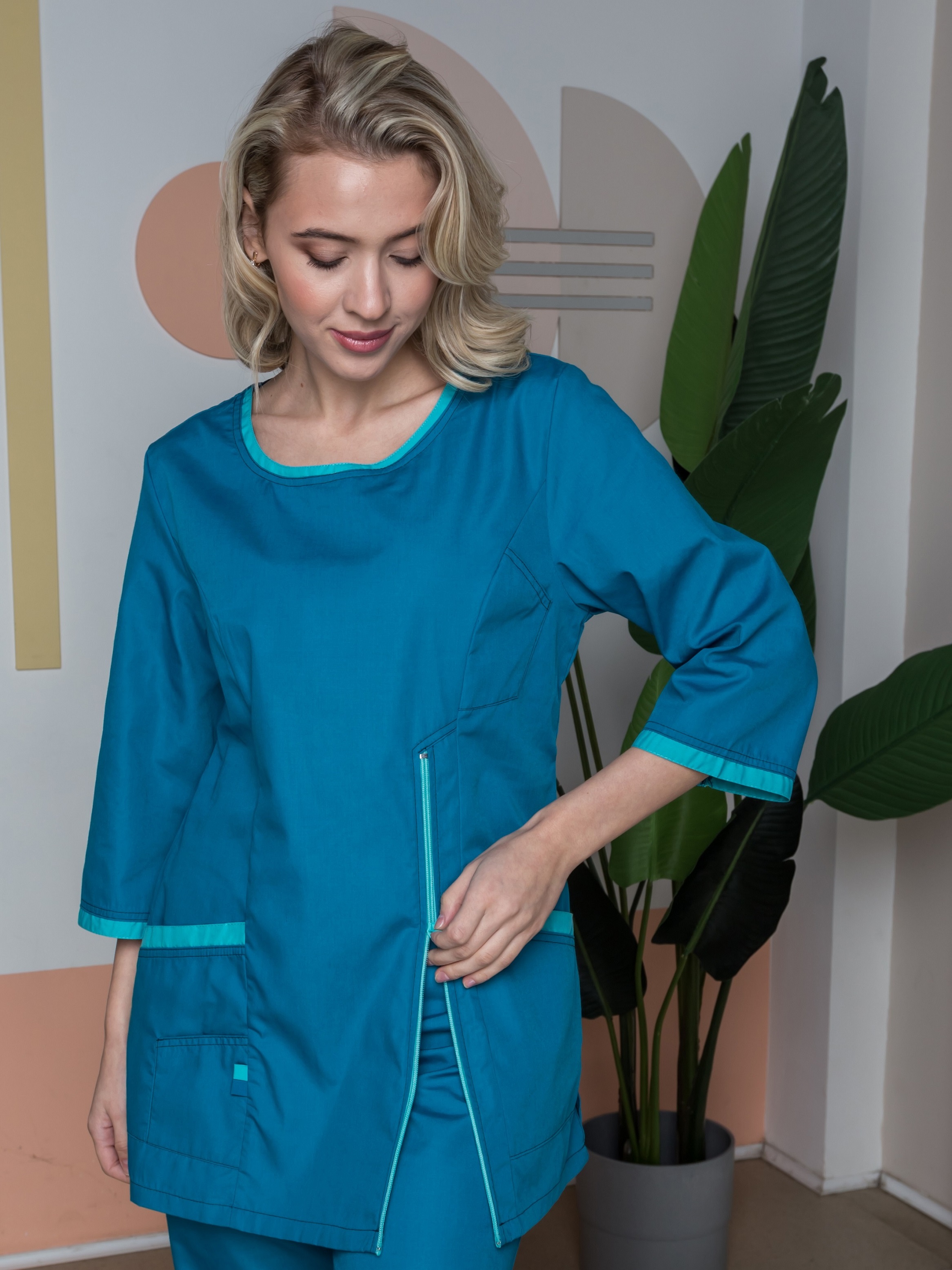 Костюм женский Вояж (тк.ТиСи), морская волна