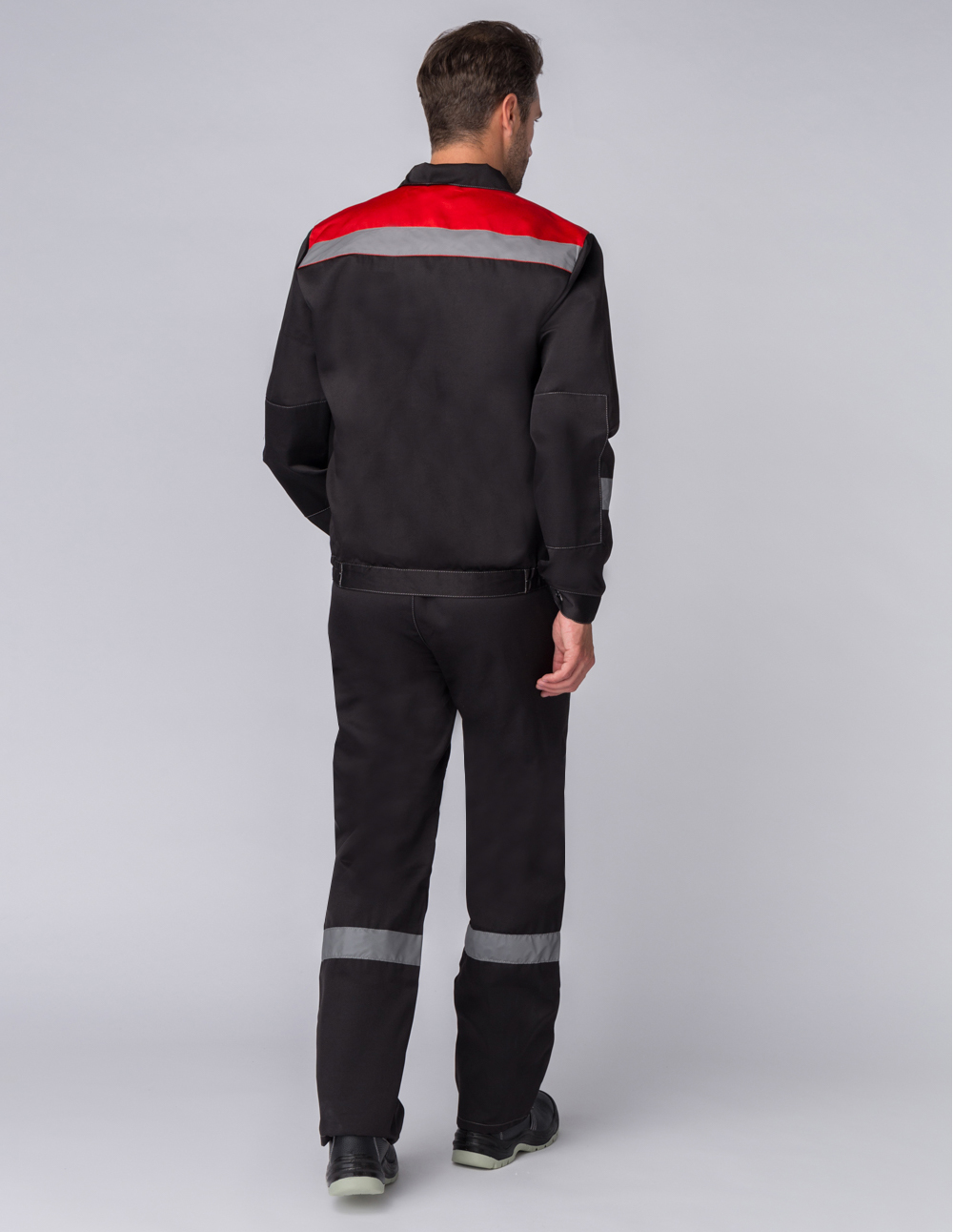 Куртка Легион-2 СОП (тк.Смесовая,210), черный/красный